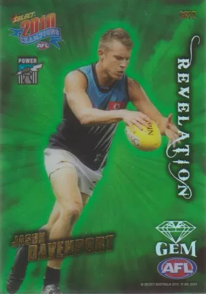 Jason Davenport, Revelation Gem, 2010 Select AFL Champions