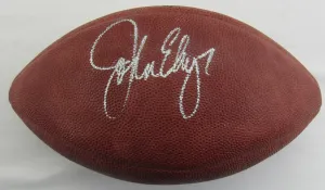 John Elway Signed Wilson NFL Football JSA AU21483