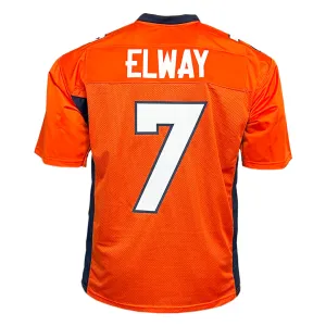 John Elway Unsigned Denver Orange Football Jersey