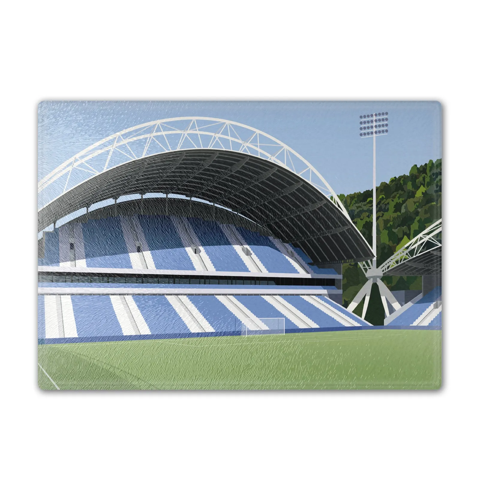 John Smiths Stadium Illustrated Chopping Board