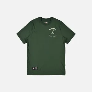 JORDAN PSG SS TEE - NOBLE GREEN / WHITE