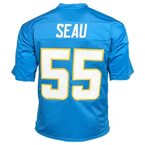 Junior Seau Unsigned San Diego Light Blue Football Jersey