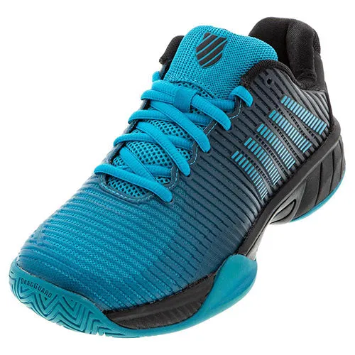 K-Swiss Men's Hypercourt Express 2 Tennis Shoes Algiers Blue and Black