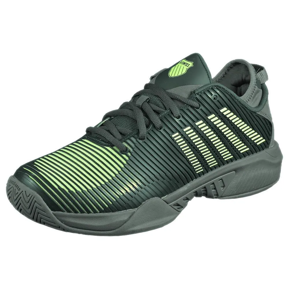 K-Swiss Men's Hypercourt Supreme - Urban Chic/Soft Neon Green