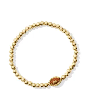 Kendra Scott Gold Football Stretch Bracelet