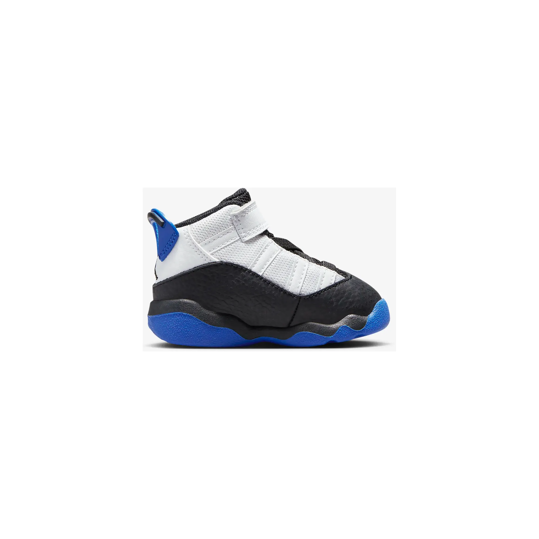 Kid's Jordan 6 Rings TD Shoes - White / Black / Game Royal