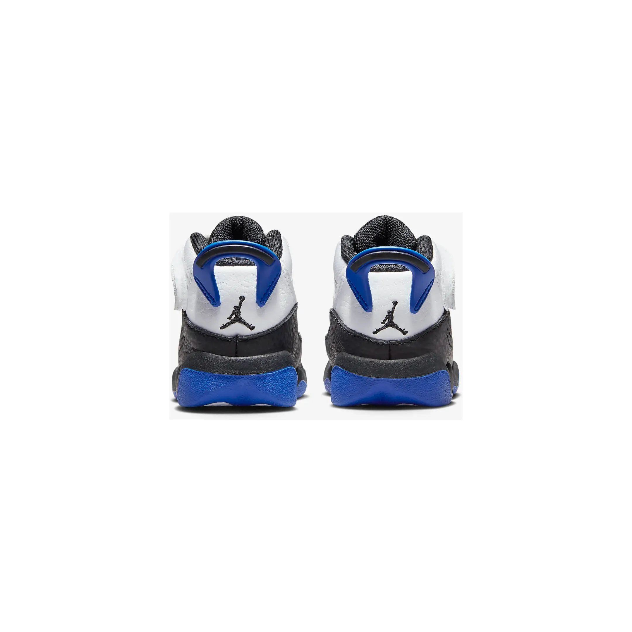 Kid's Jordan 6 Rings TD Shoes - White / Black / Game Royal