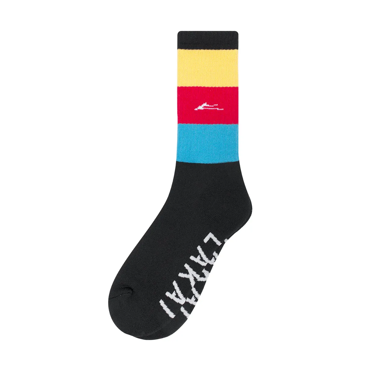 Lakai Bar Crew Sock 100% Cotton - Black