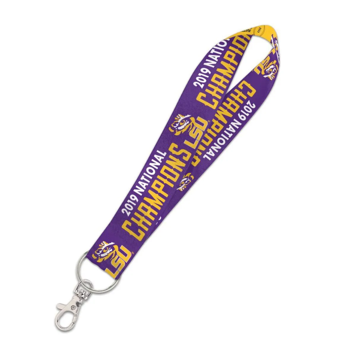 LSU Tigers 2019-2020 CFP National Champions WinCraft Keystrap Lanyard