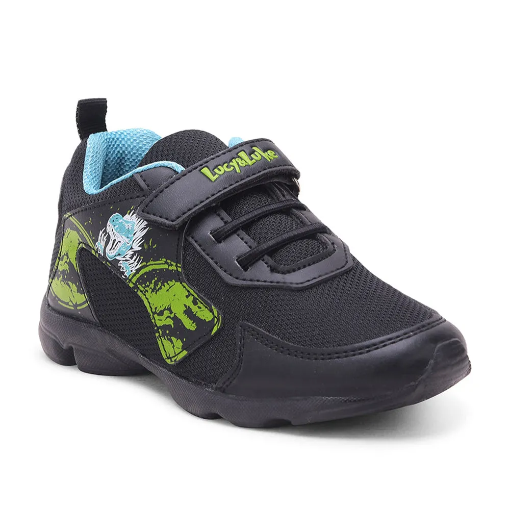 Lucy & Luke by Liberty Kids KSN-664 Black Casual Non Lacing Shoes