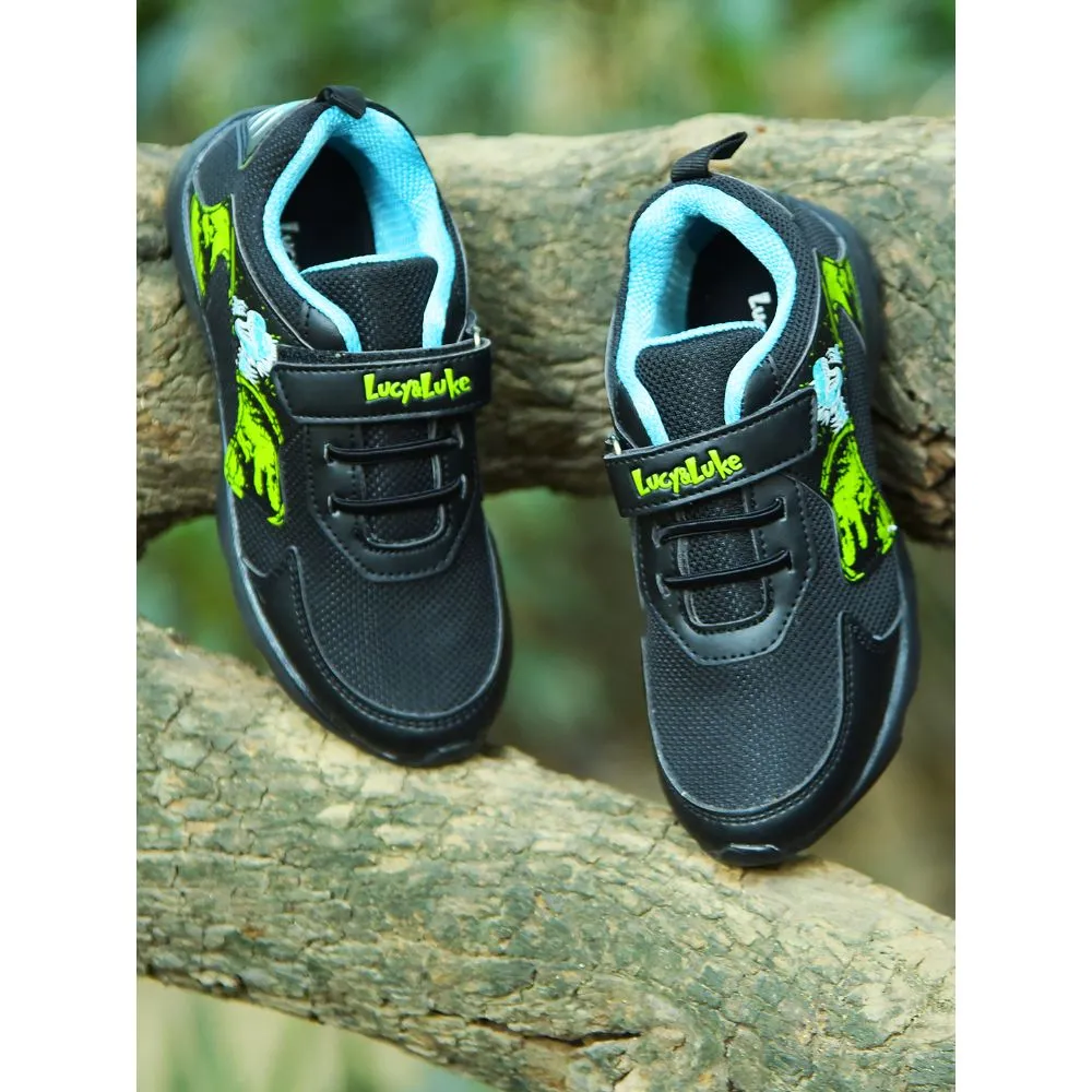 Lucy & Luke by Liberty Kids KSN-664 Black Casual Non Lacing Shoes