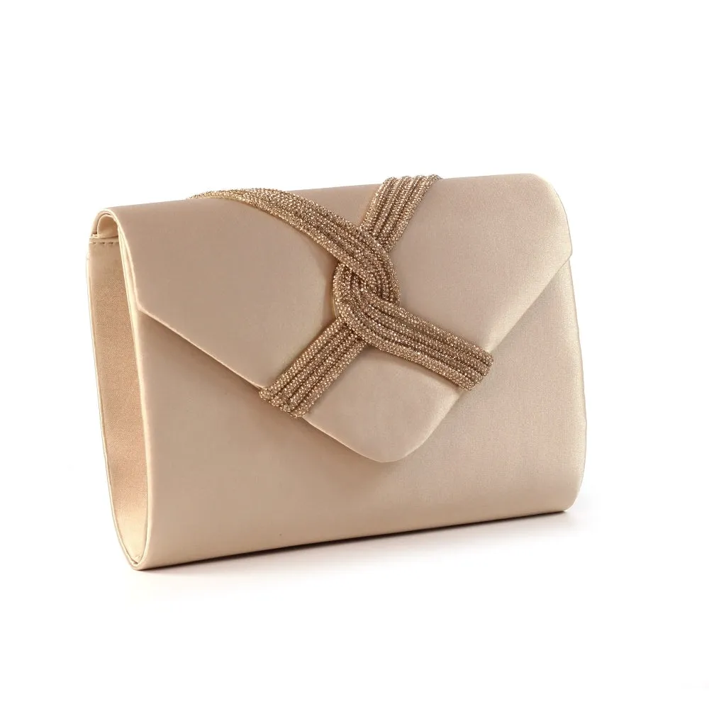 Lunar Tayah Evening Bag Nude