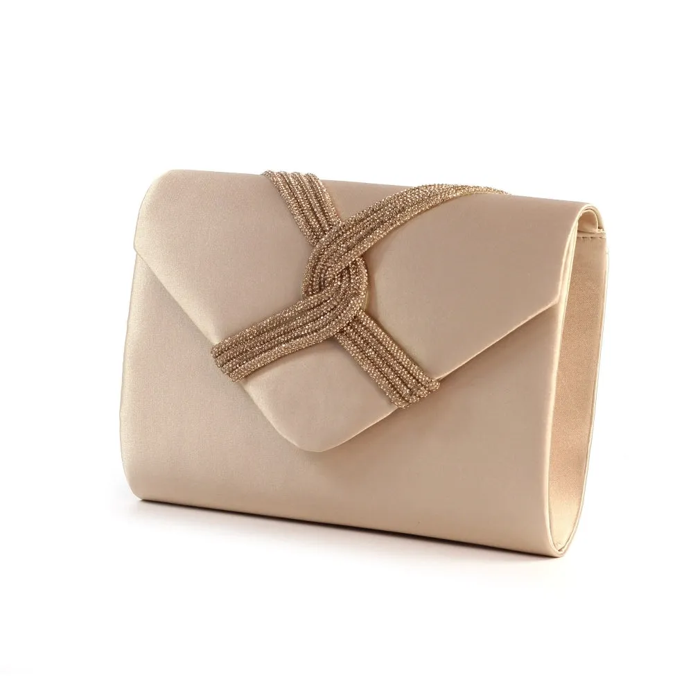 Lunar Tayah Evening Bag Nude