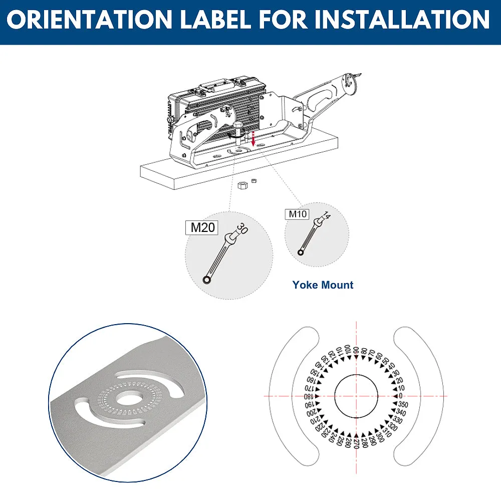 LYRA LED Stadium Light -  680W - 102,000lm - 5700K - 200-480V - 2000W Equal - 10 Year Warranty