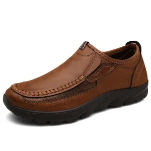 Men Casual Leather Loafer Shoes