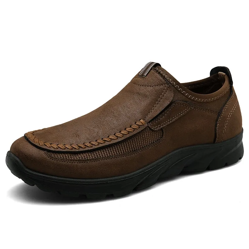 Men Casual Leather Loafer Shoes