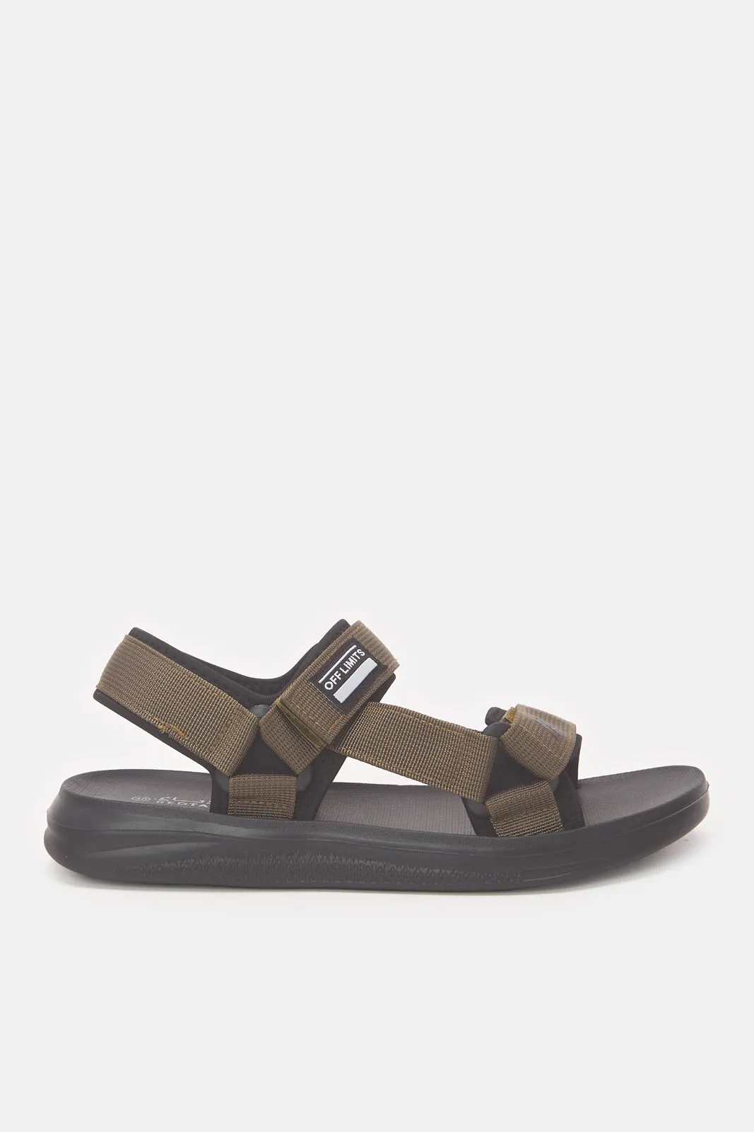 Men Olive Sports Sandal