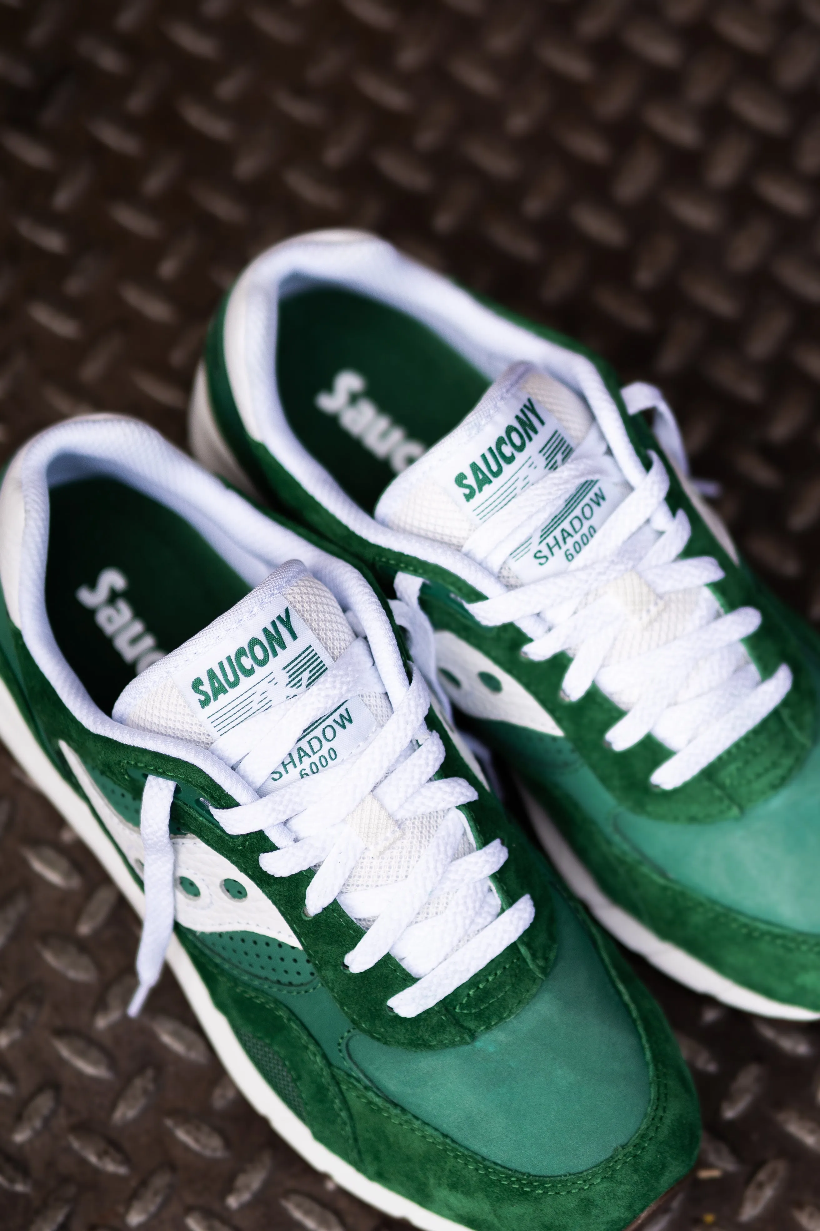 Mens Saucony Shadow 6000 Ivy Prep (Green/White) - S70802-1