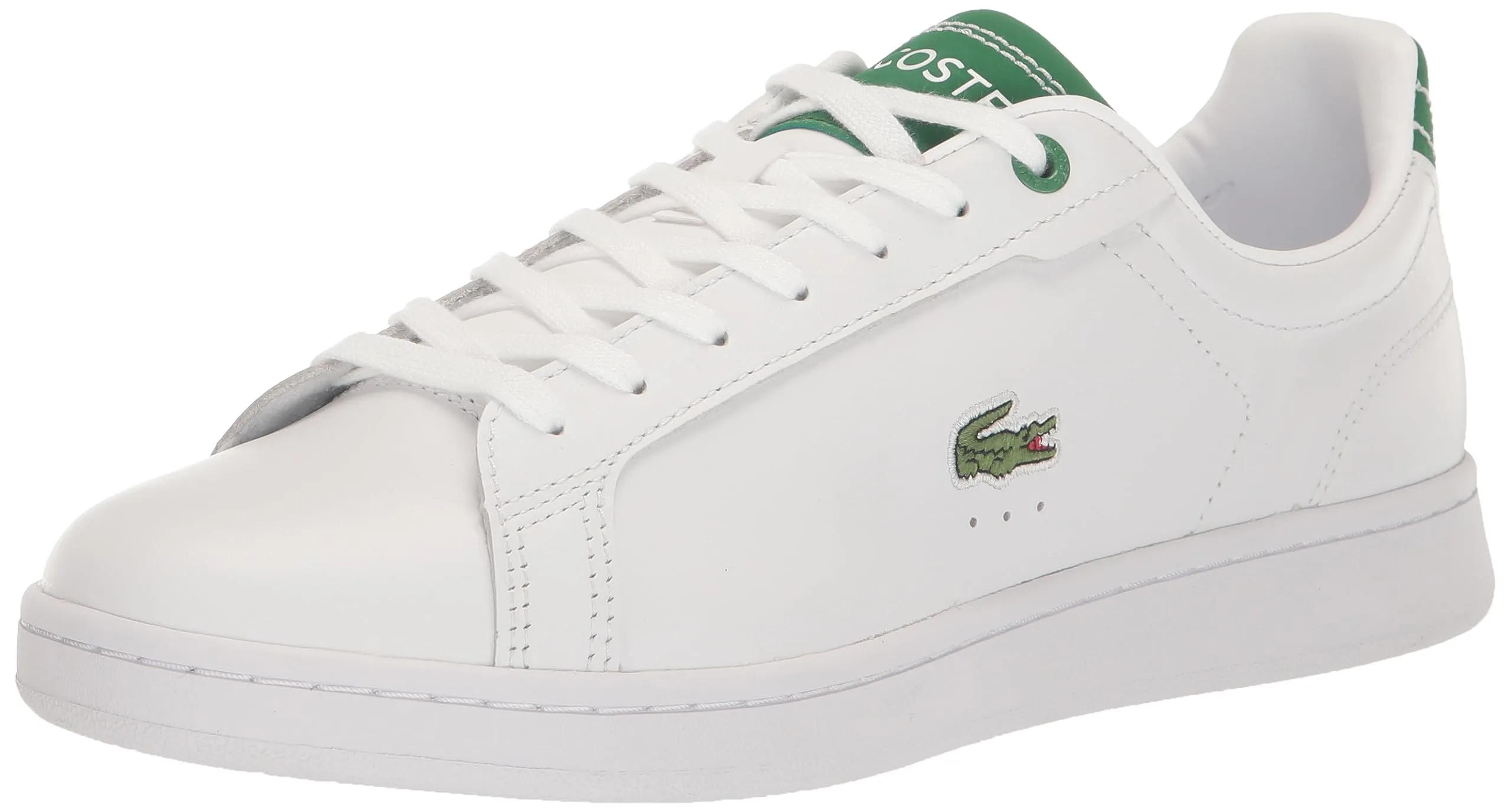 Men's Shoes Lacoste CARNABY PRO 2231 Leather Lace Up Sneakers 46SMA0034082 WHITE