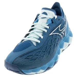 Men's Wave Enforce Tour AC Tennis Shoes Moroccan Blue and White