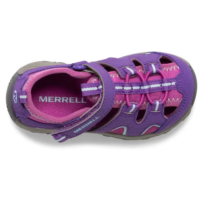 Merrell Toddlers Hydro H2O Hiker Sandal Closed Toe Purple