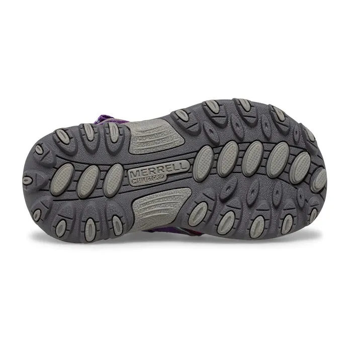 Merrell Toddlers Hydro H2O Hiker Sandal Closed Toe Purple