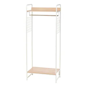 Metal Garment Rack with Side Racks