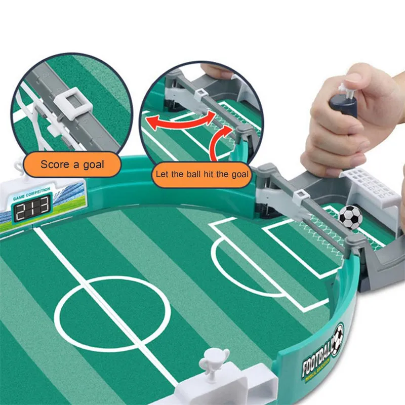 Mini Tabletop Soccer Game Desktop Interactive Soccer Game Toy for Kids Adults