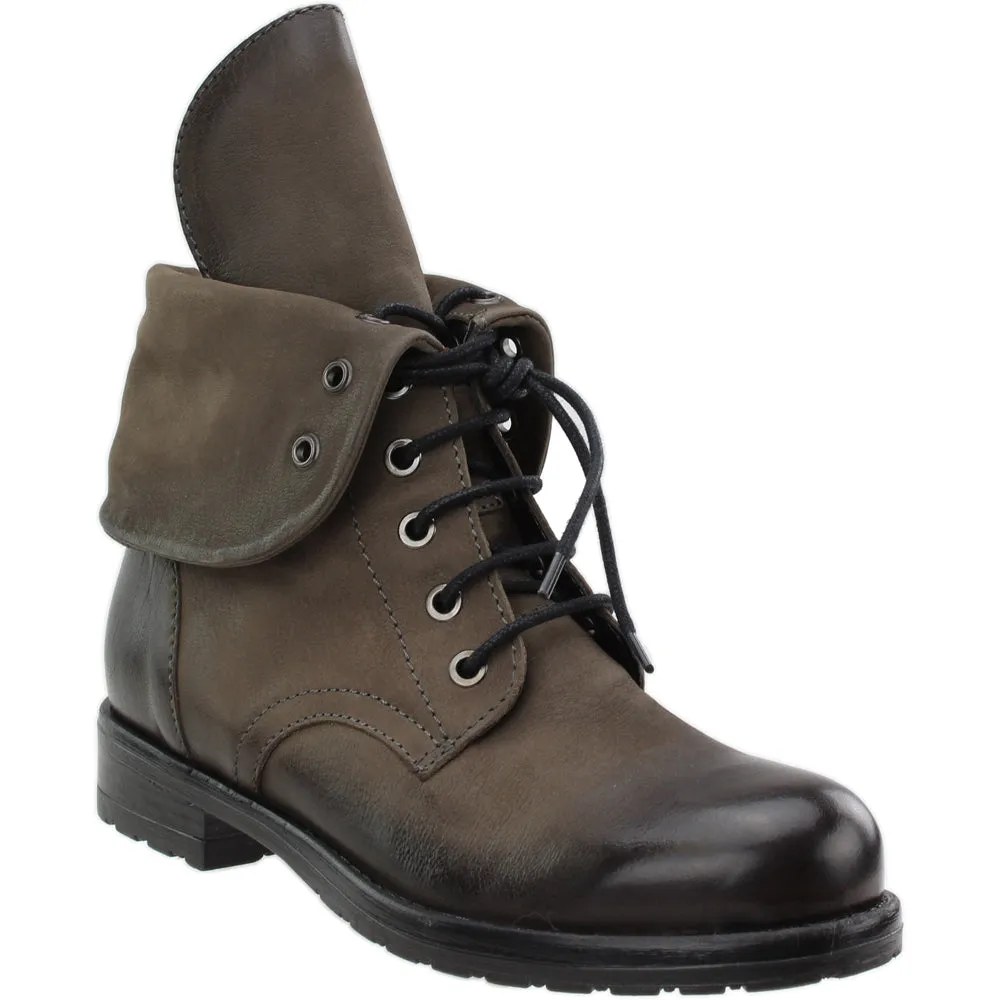 Minoa River Lace Up Booties