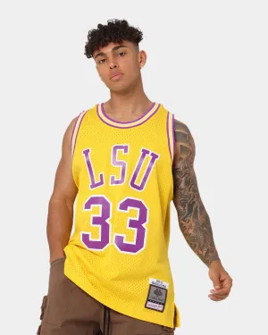 Mitchell & Ness Shaquille O'Neal Louisiana State University '90-'92 Jersey Yellow