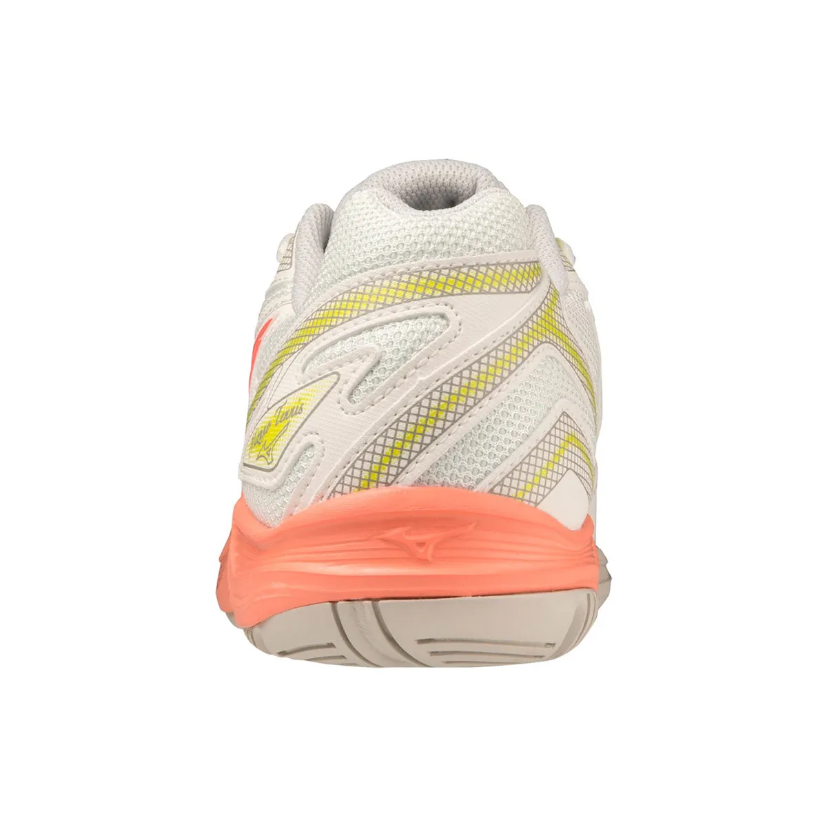 Mizuno Break Shot 4 All Court Womens | Snowwhite/neon Flame/ghost