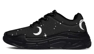 MoonDust Chunky Sneakers - Light Breathable and Comfortable Sports Shoes with Platform Soles