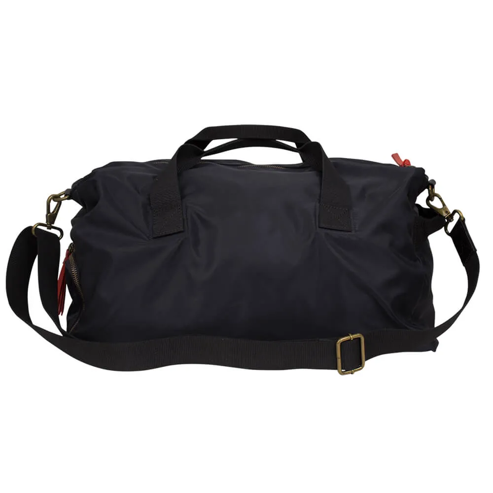 Navy Nylon Gym Bag