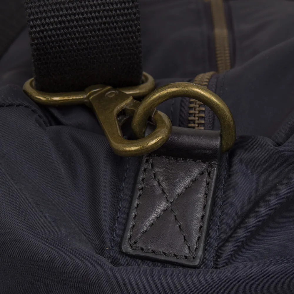 Navy Nylon Gym Bag