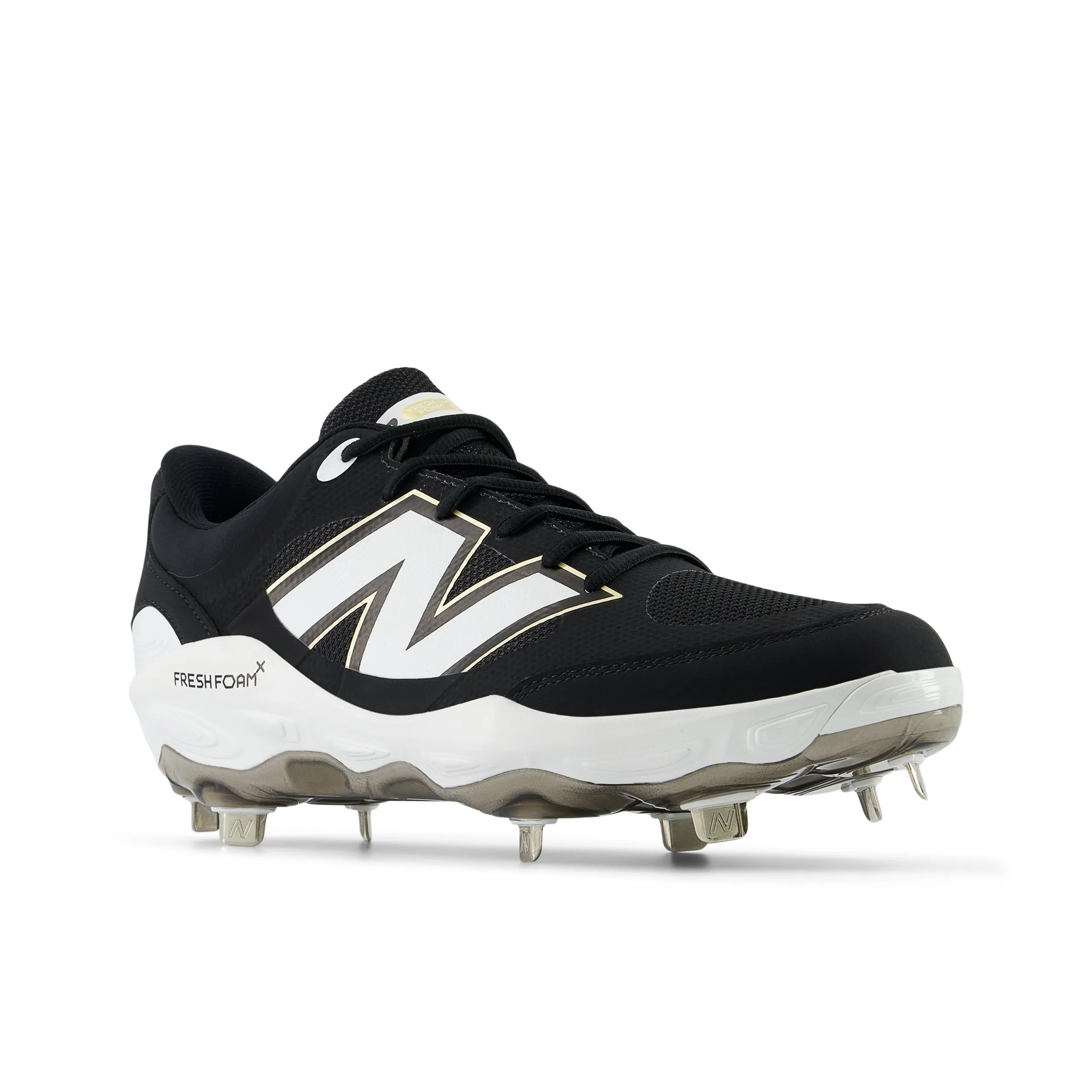 New Balance L3000 V7 Metal Cleats - Black - EE Fit