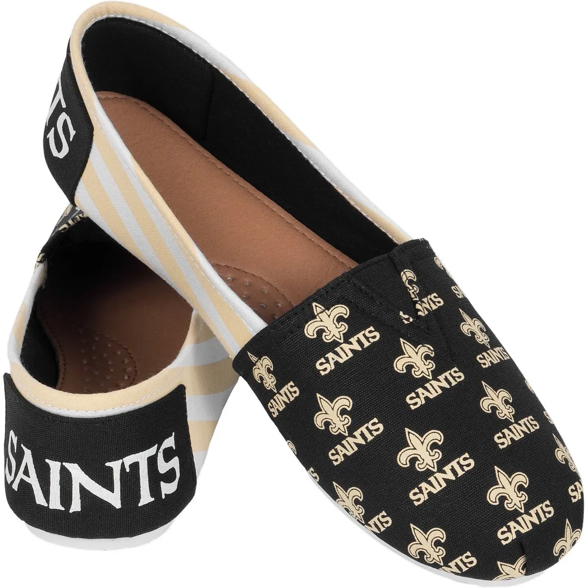 NFL Womens Officially Licensed Stripe Canvas Shoes - Pick Your Team!