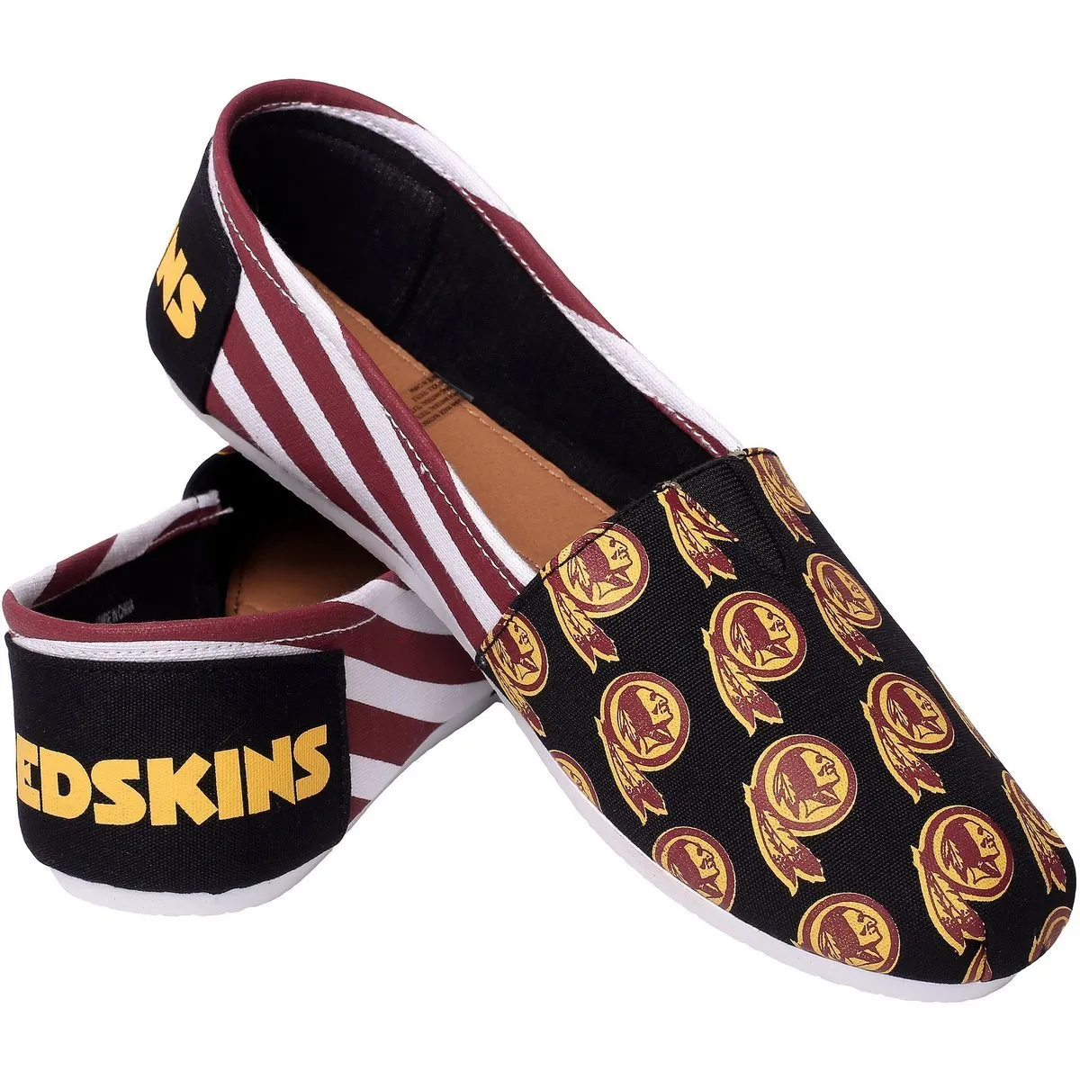 NFL Womens Officially Licensed Stripe Canvas Shoes - Pick Your Team!