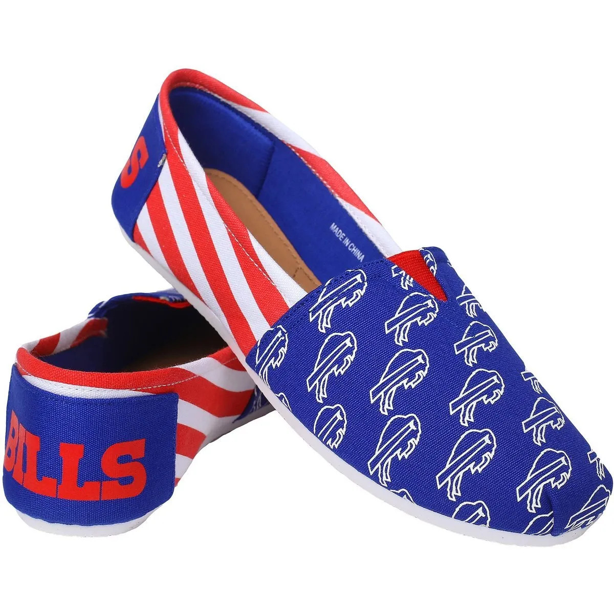 NFL Womens Officially Licensed Stripe Canvas Shoes - Pick Your Team!