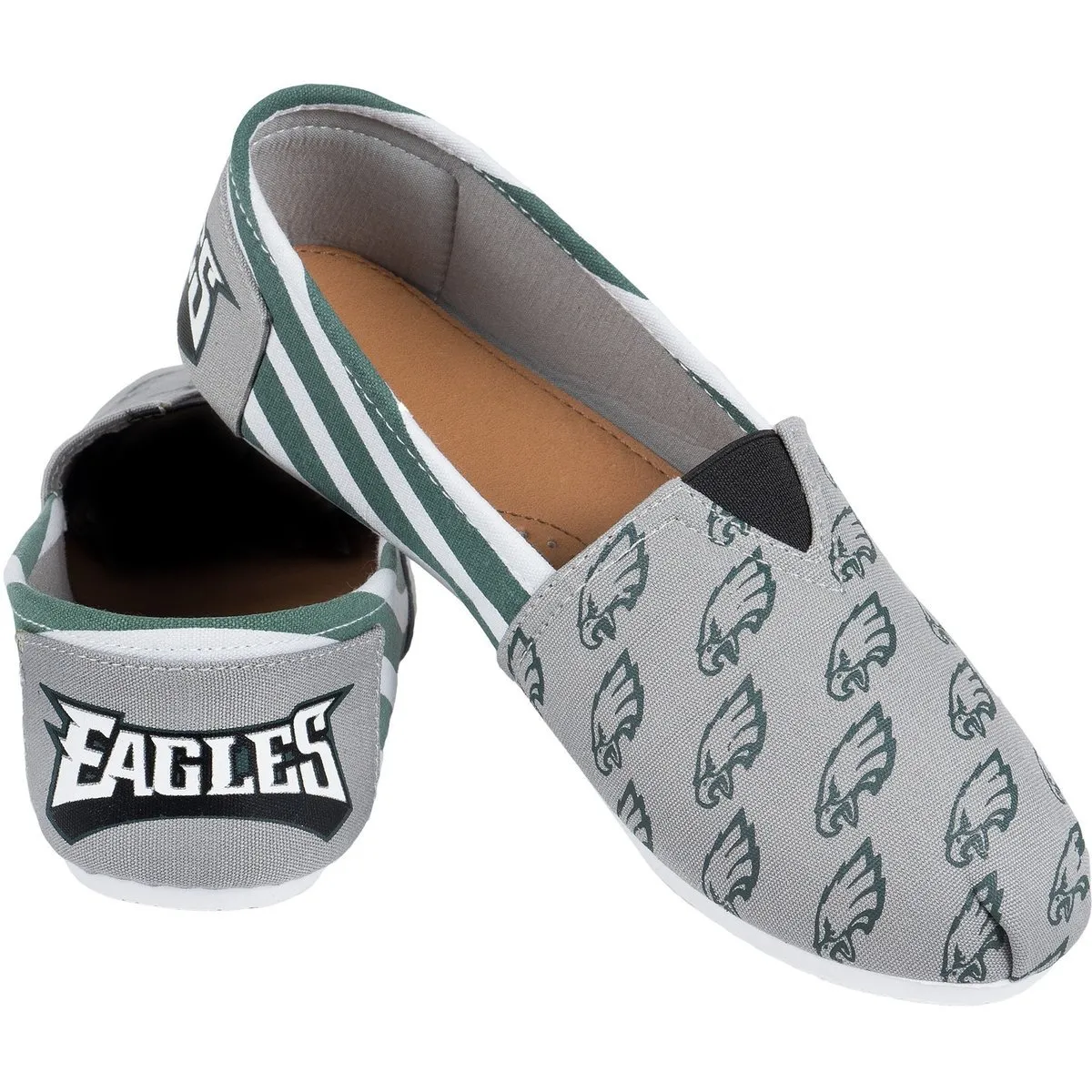 NFL Womens Officially Licensed Stripe Canvas Shoes - Pick Your Team!