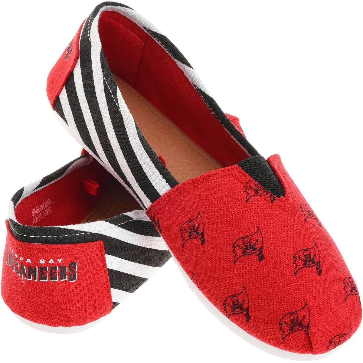 NFL Womens Officially Licensed Stripe Canvas Shoes - Pick Your Team!