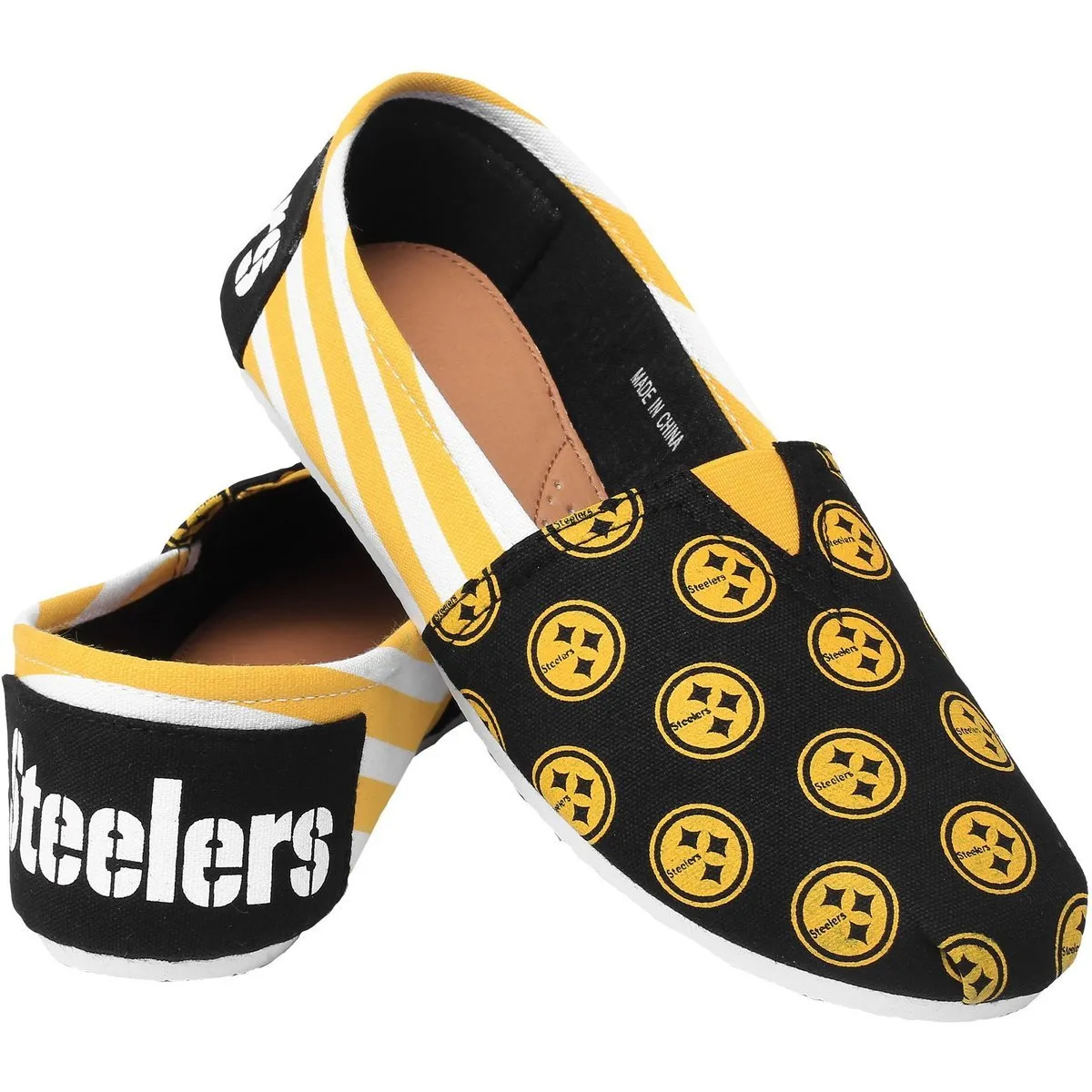 NFL Womens Officially Licensed Stripe Canvas Shoes - Pick Your Team!