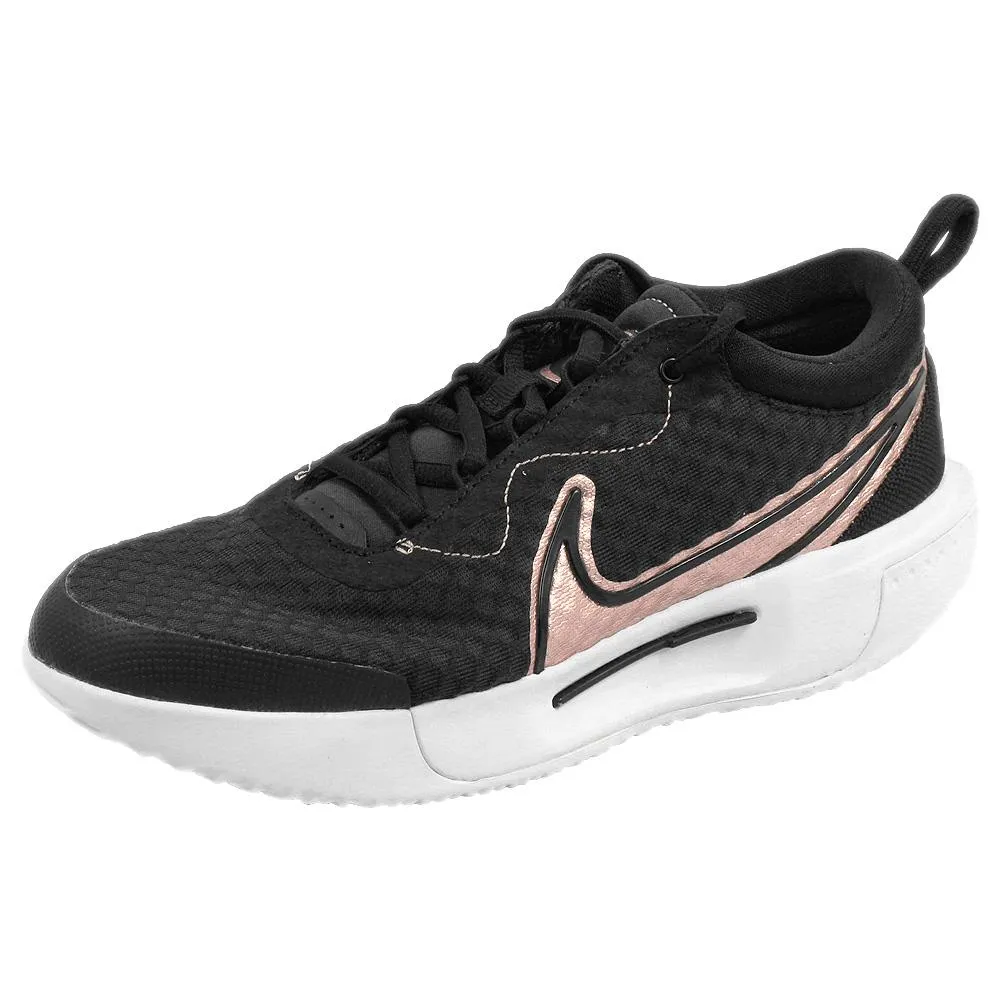 Nike Women's Court Zoom Pro - Black/Metallic Red Bronze