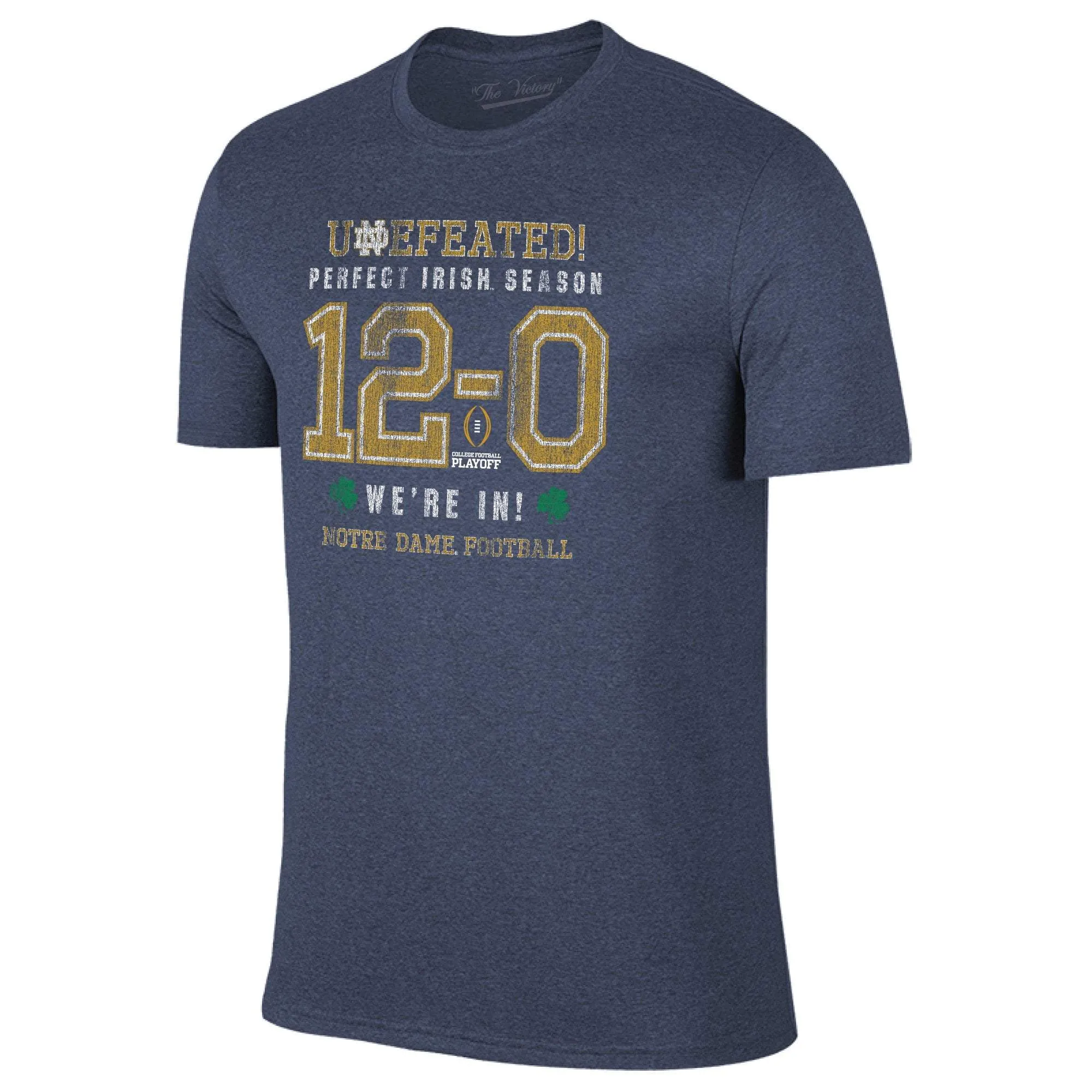 Notre Dame Fighting Irish 2018 Undefeated Perfect Season 12-0 Navy T-Shirt