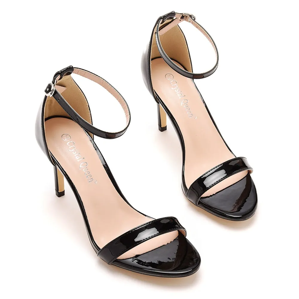 Open Toe Casual Brief Ankle-Strap High Heels