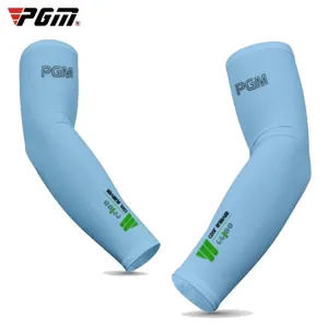 PGM Golf Ice Silk Sunscreen Sleeve for Men and Women (Color:Blue Size:XXL)