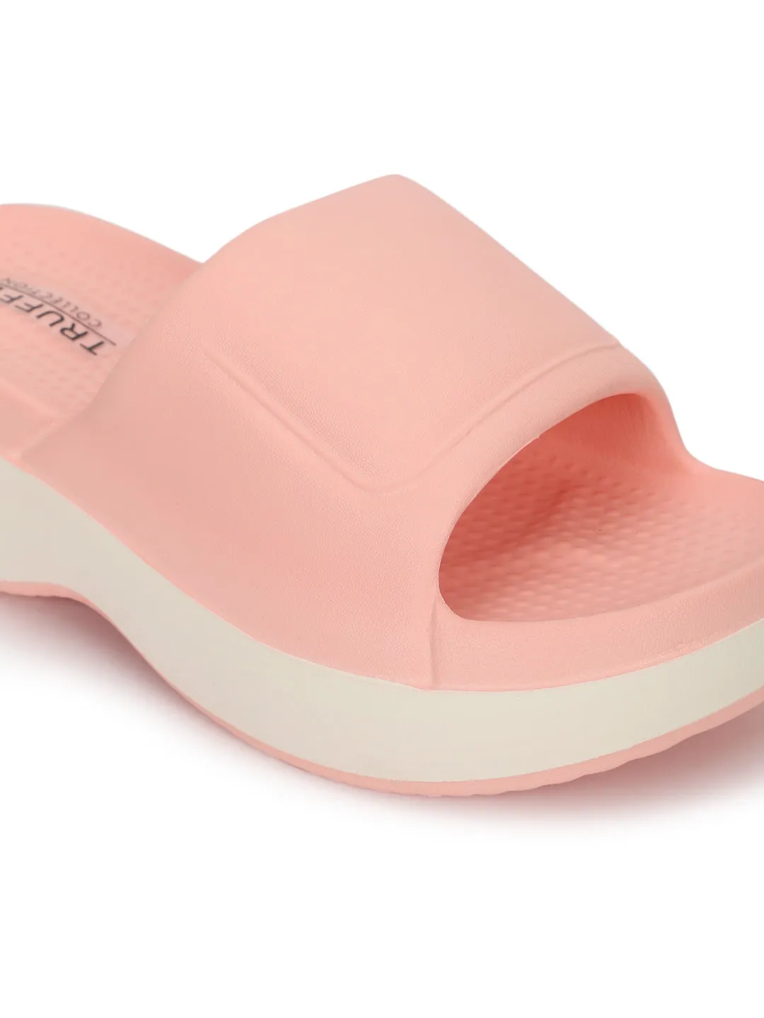 Pink White PU Slip-On Flats (TC-RS3690-PNKWHT)