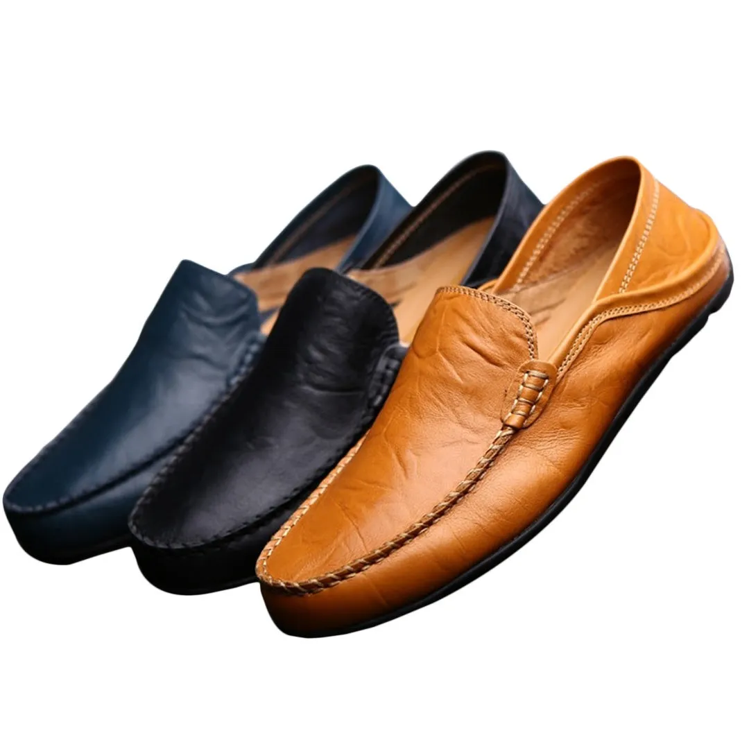 Pologize™ Casual Faux Leather Loafers