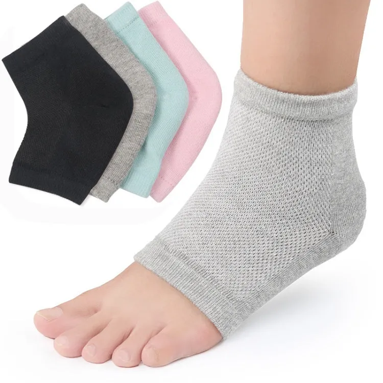 Polyester-cotton Gel Anti-foot Heel Dry Cracking Moisturizing Socks Protection Sleeve ,Random Color Delivery