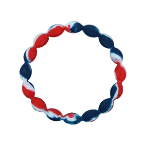 Power Band Football Bracelet | Red, White, & Blue