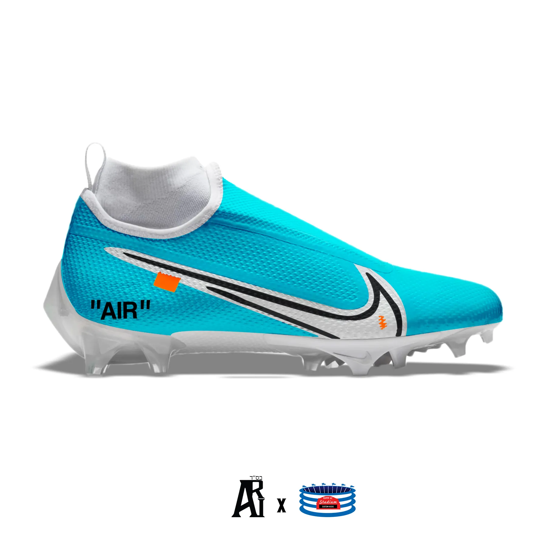 "OW Blue" Nike Vapor Pro 360 Cleats